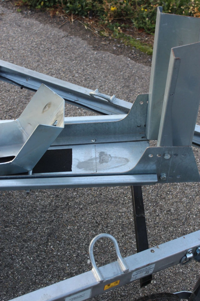 photo remorque porte moto bloque roue